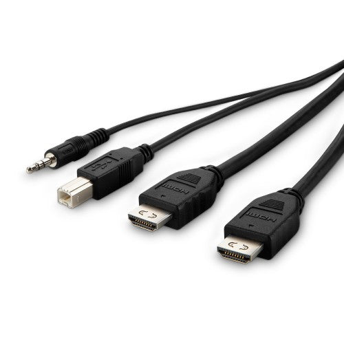 Belkin F1DN2CCBL-DH6t KVM cable Black 1.8 m