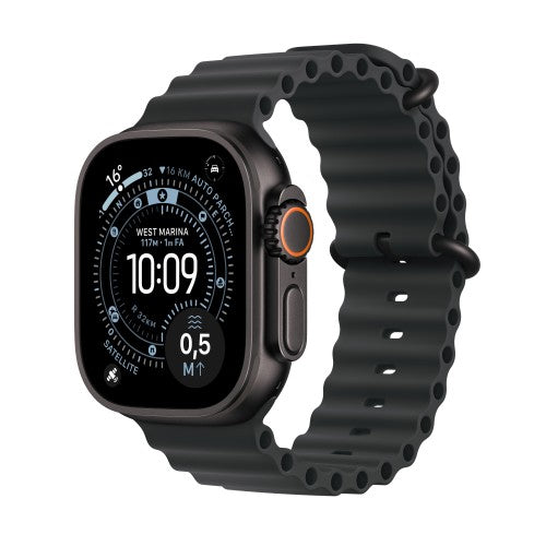 Apple Watch Ultra 3 GPS + Cellular 49mm Black Titanium Case with Black Ocean Band