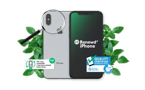 Renewd iPhone X Silver 64GB
