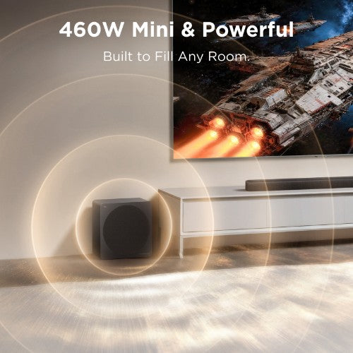 TCL A A65K-UK soundbar speaker Titanium 3.1.2 channels 460 W