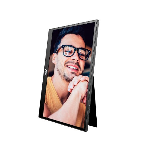 AOC 16T3EA portable TV/monitor Black 39.6 cm (15.6") 1920 x 1080 pixels