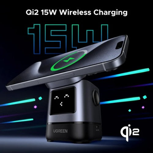 Ugreen 45775 mobile device charger Universal Black, Grey AC Wireless charging Fast charging Indoor