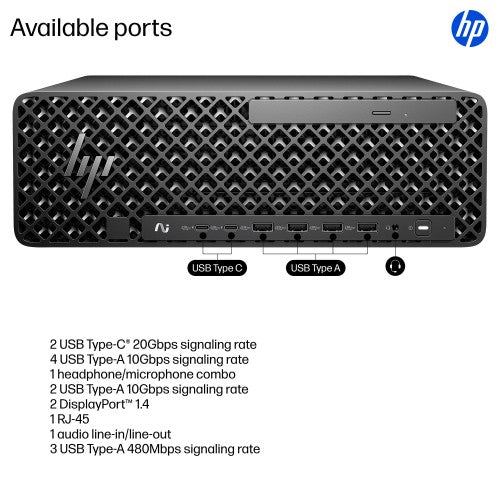 HP Z2 SFF G1i Workstation Desktop PC Intel Core Ultra 5 225 16 GB DDR5-SDRAM 512 GB SSD Windows 11 Pro AI Workstation, AI PC Black
