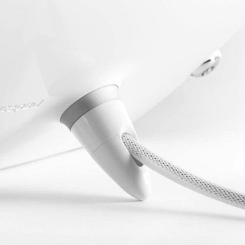 Bouncepad Original Lounge with Reinforced USB Cable | Covered Front Camera and Home Button | White | Samsung Galaxy Tab A9+ and A11+ 11-inch (2023 - 2025)