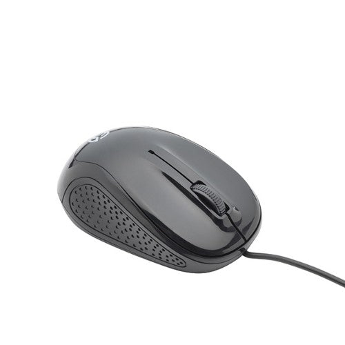 connektgear MO542 USB Mid-Size 3 Button Optical Mouse - Black