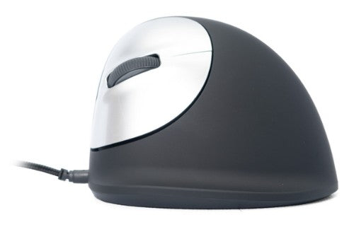 R-Go Tools Ergonomic mouse R-Go HE Break with break software, medium (hand size 165-185 mm), left-handed, Wired, black