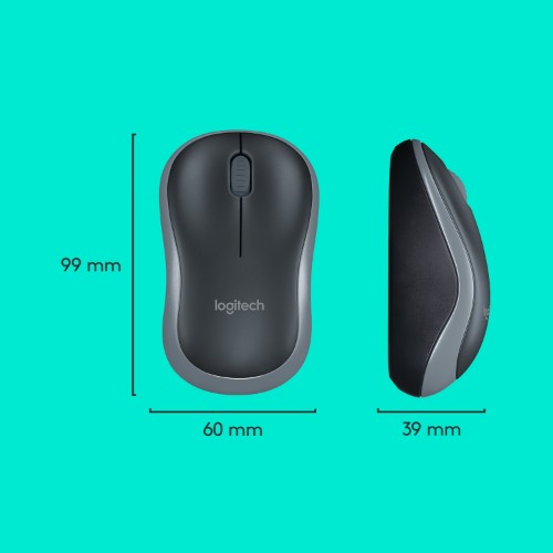 Logitech 920-004508 keyboard Mouse included Home RF Wireless QWERTY US International Black
