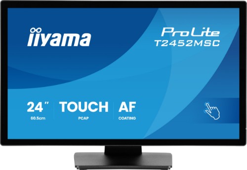iiyama ProLite T2452MSC-B2 computer monitor 61 cm (24") 1920 x 1080 pixels Full HD Touchscreen