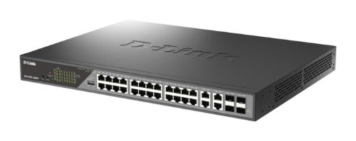D-Link DSS-200G-28MPP network switch Managed L2 Gigabit Ethernet (10/100/1000) Power over Ethernet (PoE) 1U Grey