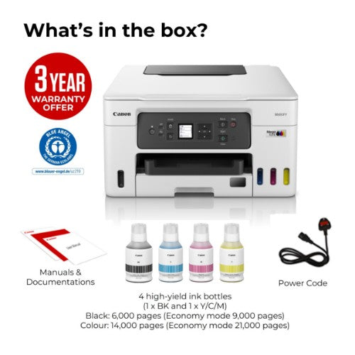 Canon MAXIFY GX3050 Inkjet A4 600 x 1200 DPI Wi-Fi