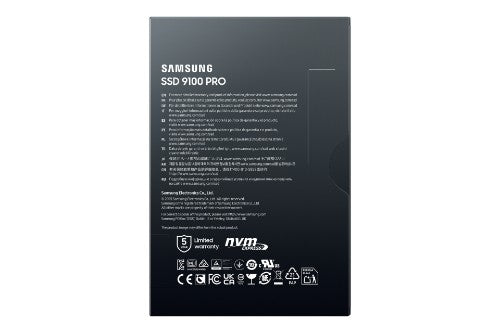 Samsung 9100 PRO PCIe® 5.0 NVMe™ M.2 SSD - 1 TB