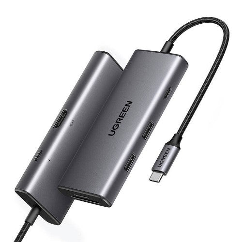 Ugreen 15531 interface hub USB Type-C 1000 Mbit/s Grey
