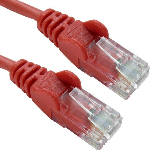 Cables Direct 5m Economy 10/100 Networking Cable - Red