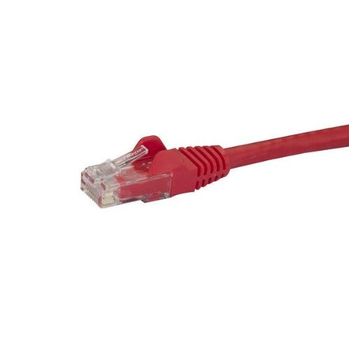 StarTech.com 7m CAT6 Ethernet Cable - Red CAT 6 Gigabit Ethernet Wire -250MHz 100W PoE RJ45 UTP Network/Patch Cord Snagless w/Strain Relief Individually Tested