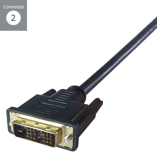 connektgear 3m HDMI to DVI-D Monitor Connector Cable - Male to Male - 18+1 Single link