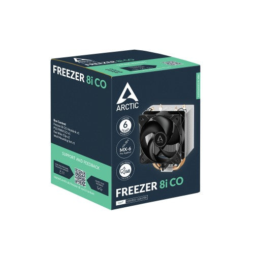 ARCTIC Freezer 8i - CO Compact Intel CPU Cooler for Continuous Operation