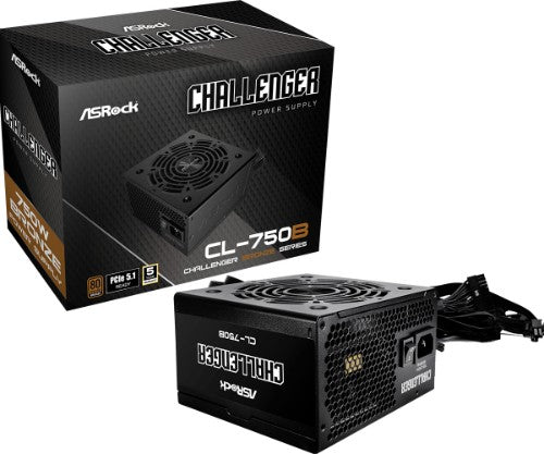 Asrock Challenger CL-750B power supply unit 750 W 20+4 pin ATX ATX Black
