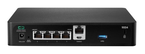 HPE Aruba Networking 9004 (EG) TAA 4-Port 10/100/1000BASE-T Branch 2K Clients - 32 APs Gateway