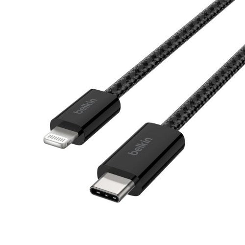 Belkin BoostCharge USB cable USB 2.0 USB C USB C/Lightning Black