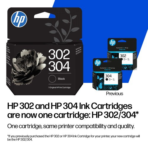 HP B82L1AE/302/304 Printhead cartridge multi pack black + color 120pg + 100pg Pack=2 for HP DeskJet 1110/2130/2620/3720/OfficeJet 5200