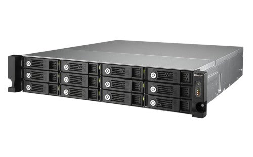QNAP TVS-1271U-RP NAS Rack (2U) Ethernet LAN Black, Grey i5-4590S