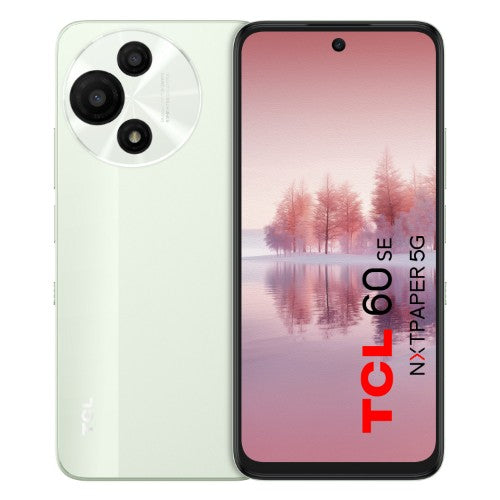 TCL 60 SE NXTPAPER 5G 17 cm (6.7") Android 15 USB Type-C 8 GB 256 GB 5200 mAh Green, Mint colour