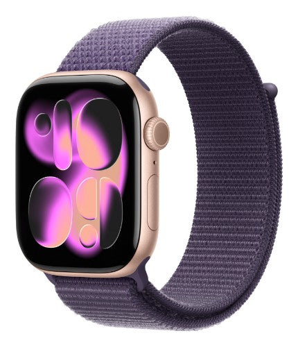 Apple MFFK4ZM/A smart wearable accessory Band Purple Nylon, Recycled polyester, Spandex