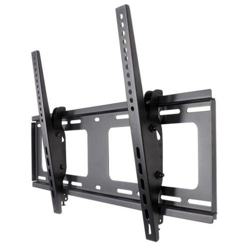 Manhattan Wall Mount for TV & Monitors (Tiltable), For screens 37" to 65", VESA compatibility: all between 200x200mm to 600x400mm - check the dimensions of the four mounting holes on back of screen to ensure it fits, Max 80kg, Black, Bracket