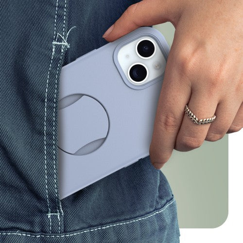 OtterBox OtterGrip Symmetry Series for iPhone 15 Plus, You Do Blue (Blue)