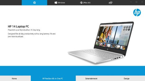 HP 14s-fq1013na AMD Ryzen™ 5 5500U Laptop 35.6 cm (14") Full HD 4 GB DDR4-SDRAM 512 GB SSD Wi-Fi 5 (802.11ac) Windows 11 Home Silver