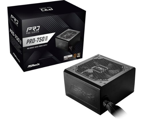 Asrock PRO-750B power supply unit 750 W 24-pin ATX ATX Black