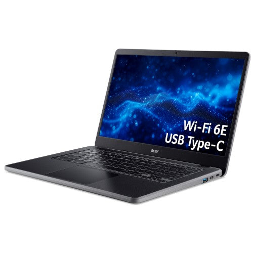 Acer Chromebook 314TOUCHC936T N100 4G/128G CRM Intel® N 35.6 cm (14") Touchscreen Full HD 4 GB LPDDR5-SDRAM 128 GB eMMC Wi-Fi 6E (802.11ax) ChromeOS Charcoal