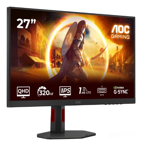 AOC G4 Q27G4SRU computer monitor 68.6 cm (27") 2560 x 1440 pixels Quad HD LED Black, Red