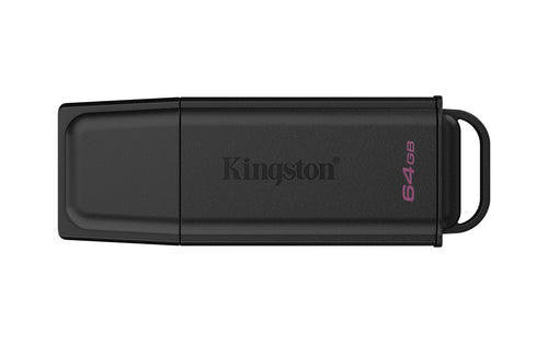 Kingston Technology DataTraveler 64GB Portable USB 3.2 Gen 1 Exodia Black