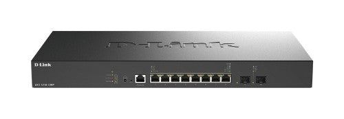 D-Link DXS-1210-10MP 10-Port 10G Multi-Gigabit PoE++ Smart Managed Switch with 2 x 10G SFP+ Ports