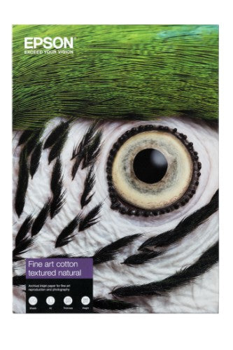 Epson Fine Art Cotton Textured Natural II, A3+ 25 Sheets