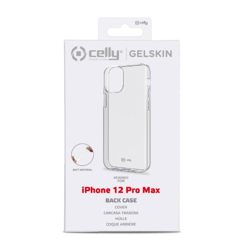Celly Gelskin mobile phone case 17 cm (6.7") Cover Transparent
