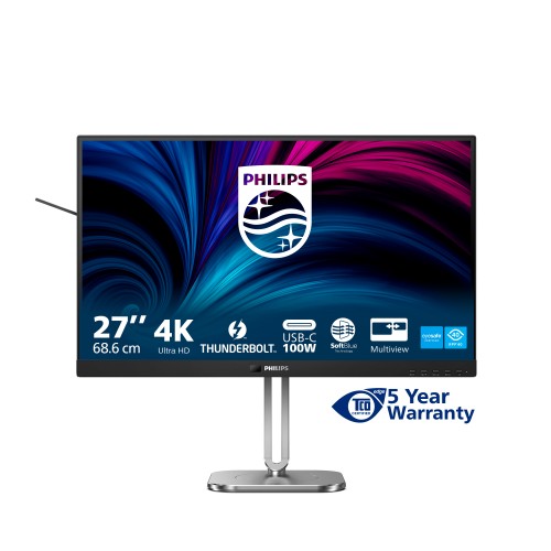 Philips 6000 series 27B2U6903/00 computer monitor 68.6 cm (27") 3840 x 2160 pixels 4K Ultra HD LED Anthracite