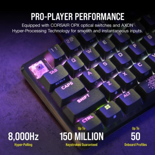 Corsair K65 PRO MINI RGB keyboard Gaming USB QWERTY UK English Black