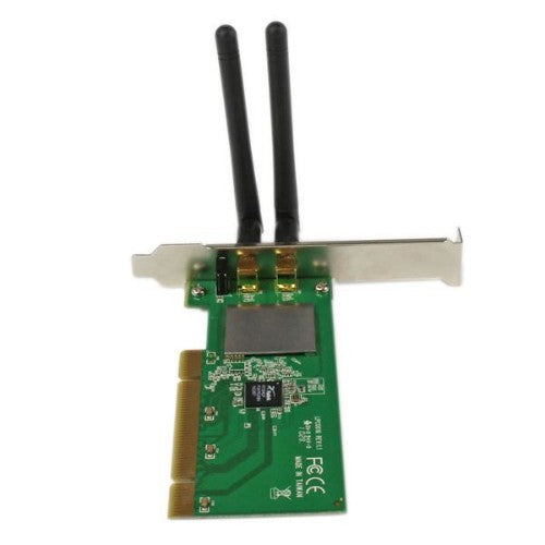 StarTech.com PCI Wireless N Adapter - 300 Mbps PCI 802.11 b/g/n Network Adapter Card – 2T2R 2.2 dBi