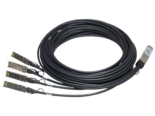 HPE 40G QSFP+/4 x 10G SFP+ 3m InfiniBand/fibre optic cable QSFP+ 4x SFP+ Black