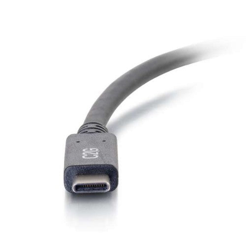C2G 6ft (1.8m) USB-C® to USB-A 3.2 Gen 1 (5Gbps) Cable M/M - Black