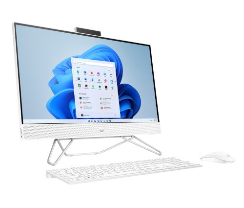 HP 24-cb1008na Intel® Core™ i3 i3-1215U 60.5 cm (23.8") 1920 x 1080 pixels All-in-One PC 4 GB DDR4-SDRAM 256 GB SSD Windows 11 Home Wi-Fi 5 (802.11ac) White