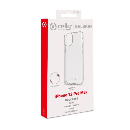 Celly Gelskin mobile phone case 17 cm (6.7") Cover Transparent