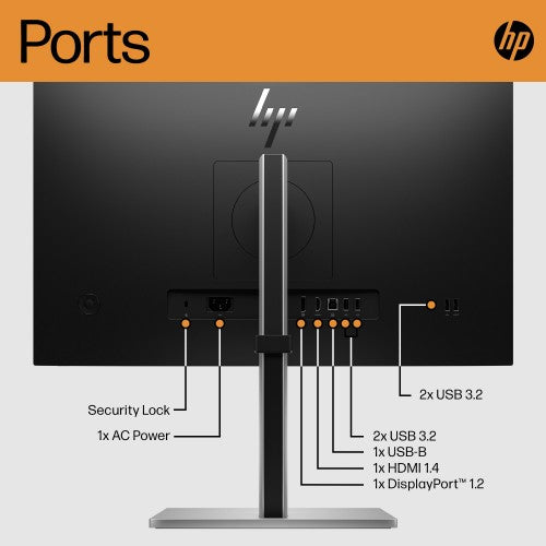 HP E-Series E24 G5 FHD No Stand Monitor