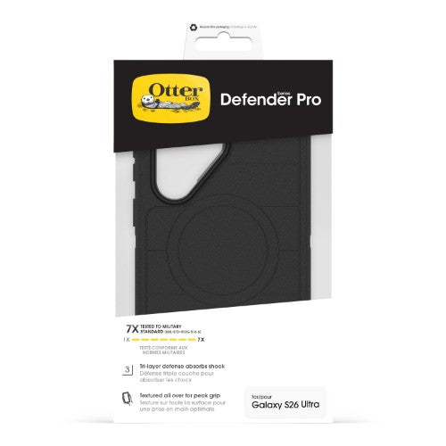 OtterBox Defender Pro Magnets Series for Samsung Galaxy S26 Ultra, black