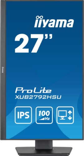 iiyama XUB2792HSU-B6 computer monitor 68.6 cm (27") 1920 x 1080 pixels Full HD LED Black