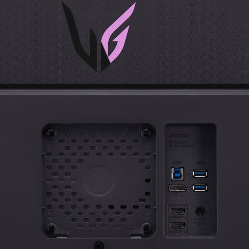 LG 32GR93U-B computer monitor 80 cm (31.5") 3840 x 2160 pixels 4K Ultra HD LCD Black, Grey, Purple