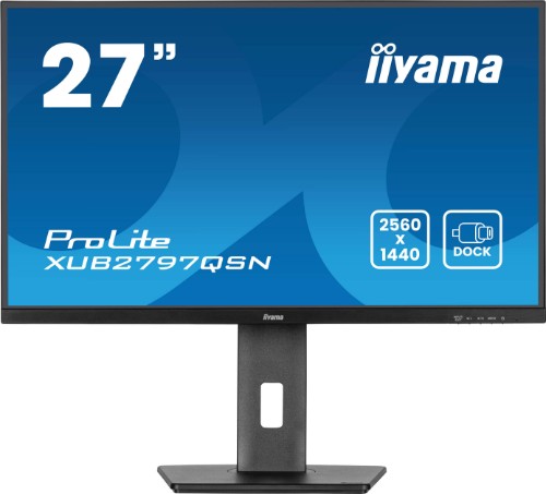 iiyama ProLite XUB2797QSN-B2 computer monitor 68.6 cm (27") 2560 x 1440 pixels Quad HD LED Black