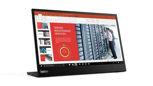 Lenovo ThinkVision M14 computer monitor 35.6 cm (14") 1920 x 1080 pixels Full HD LED Black